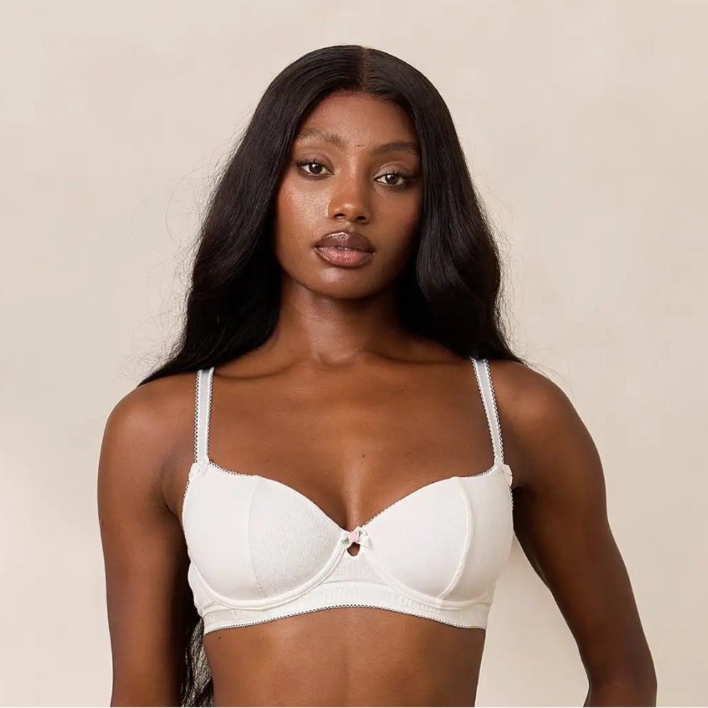 Chic White Women's Bra